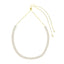 White 18K Gold Crystal Choker Adjustable Necklace Chain Women Bulk