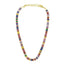 Rainbow Multicolour Gold Crystal Choker Adjustable Necklace Chain Bulk
