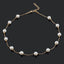Round Pearl Gold Choker Stainless Steel Necklace Chain For Women Bulk