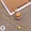 Shell Pearl Gold Copper Pendant Necklace Chain For Women Bulk