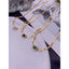 White CZ 18K Gold Stainless Steel Snake Necklace Chain Bulk