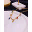 Rainbow Multi Color Baguette Links Stainless Steel Chain Necklace Bulk