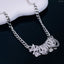 Tiger Panther CZ Black Enamel Silver Curb Chain Necklace Bulk