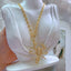 Scorpio CZ 18K Gold Anti Tarnish Button Pendant Necklace Chain Bulk