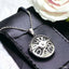Biker Wheel Rhodium Plated Silver Brass Pendant Chain Unisex Bulk
