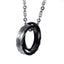 Couple Lovers Valentine Stainless Steel CZ Pendant Chain Bulk