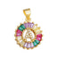 Initial Alphabet Large Letter CZ 18K Gold Only Pendant Locket Bulk