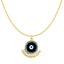 Black Evil Eye Necklace Pendant Chain Bulk