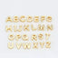 Initial Alphabet Letter Gold Charm Birthday Gifts Women Girls