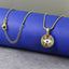 Round Evil Eye Multicolor Necklace Pendant Chain Bulk