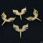 Flying Eagle Wings 18K Gold CZ American Diamond Centre Pcs Bulk