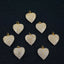Heart Love Valentines Gold Cubic Zirconia Pendant Necklace Women Bulk