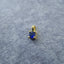 Solitaire Gold Blue Copper Charm For Women Bulk