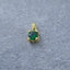 Solitaire Gold Green Copper Charm For Women Bulk
