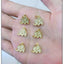 Elephant Gold Zircon Copper Charm For Women Bulk