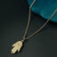 Copper With CZ Crystals Gold Hamsa Pendant Girls Bulk