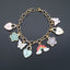 Rainbow Heart Flower Butterfly Gold Copper Customized Bracelet Bulk