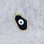 Amoeba Evil Eye Gold Black Enamel Pendant For Women Bulk