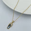 Evil Eye Flip Flops Footwear Gold Blue CZ Necklace Pendant Chain Bulk