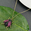 Ladybird Copper Crystal Purple Black Gold Pendant Chain Women Bulk