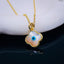 Clover Mother Of Pearl Evil 18K Gold Pendant Chain For Women Bulk
