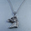 Antique Silver Design Stainless Steel Necklace Pendant Chain Bulk