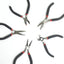 Black Pliers Set Of 5 Needle Nose Bent Nose End Cutting Round Nose Combination Plier Jewellery Making Tools