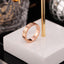 Rose Gold Stainless Steel Band Ring Women Gift Bulk