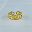 Curb Copper Gold Ring For Women Bulk