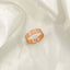 Stainless Steel Screw Rose Gold Adjustable Band Ring For Women Bulk