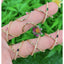 Cross Over Cubic Zirconia Red Ruby Copper 18K Gold Open Back Ring Bulk