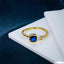 Cushion Cut CZ 18K Gold Anti Tarnish Copper Free Size Ring Bulk