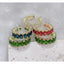 Green Baguette Eternity CZ Gold Free Size Adjustable Ring Bulk