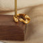 Question Mark 18K Gold Anti Tarnish Adjustable Free Size Ring Bulk