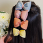Rainbows Multi Fabric Hair Clip Accessories Pack Of 4 Pcs Girl Bulk