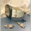 Round Square CZ Rose Gold Anti Tarnish 1 Piece Watch Charm Band Bulk