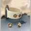 Star Evil Eye CZ Rose Gold Anti Tarnish 1 Piece Watch Charm Band Bulk