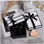 White Black Readymade Rectangle Gift Box 9 Cm X 7 Cm Bulk