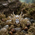 Designer Spider Gold Silver Plated CZ Pearl Copper Cocktail Ring Bulk