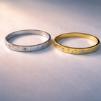 Bulk Sun Pattern Gold Silver Plated CZ Stainless Steel Cuff & Kada