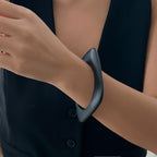 Square Round Simple Wooden Blue Kada Bracelet For Women Bulk