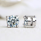 Round Multi Gemstone Solitaire Crystal CZ Stud Earring Bulk