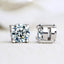 Round Multi Gemstone Solitaire Crystal CZ Stud Earring Bulk