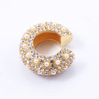 Pearl Multi Gemstone Crystal Anti Tarnish Ear Cuff Earring Women Bulk