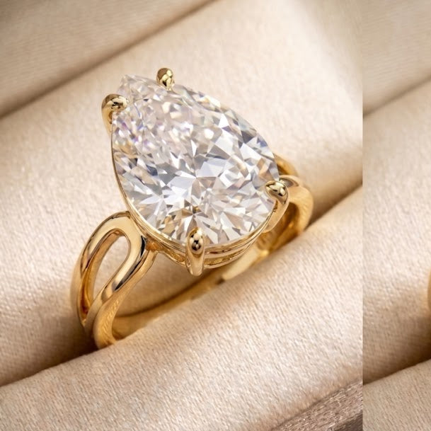 Gold Silver Multi Shape Cubic Zirconia Copper Adjustable Ring Women Bulk
