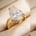 Gold Silver Multi Shape Cubic Zirconia Copper Adjustable Ring Women Bulk
