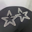 Star Silver Cubic Zirconia Rhinestones Dangler Earring For Women Bulk