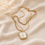 Minimalist Watch Layered Chain Gold Silver Stainless Steel Necklace Bulk