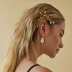 Cross Over 18K Gold Anti Tarnish Hair Pin Hair Accessories Kids Bulk