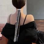 Silver Rhinestone Anti Tarnish Ponytail Clip Hair Accessories Bulk